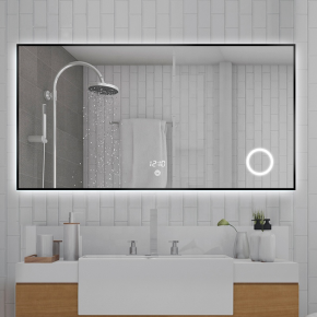 Aluminum Framed Backlit Mirror 