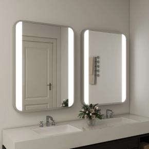 Metal Framed Curved LED Mirror